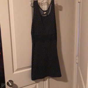 Cute black poke dot dress